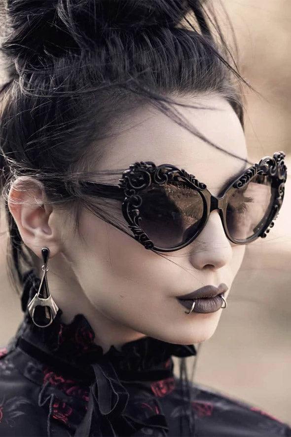 Rockabilly Goth sunglasses . Giselle Sunglasses – VampireFreaks main image 3