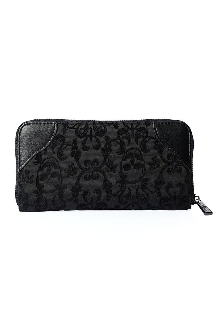 victorian damask gothic wallet