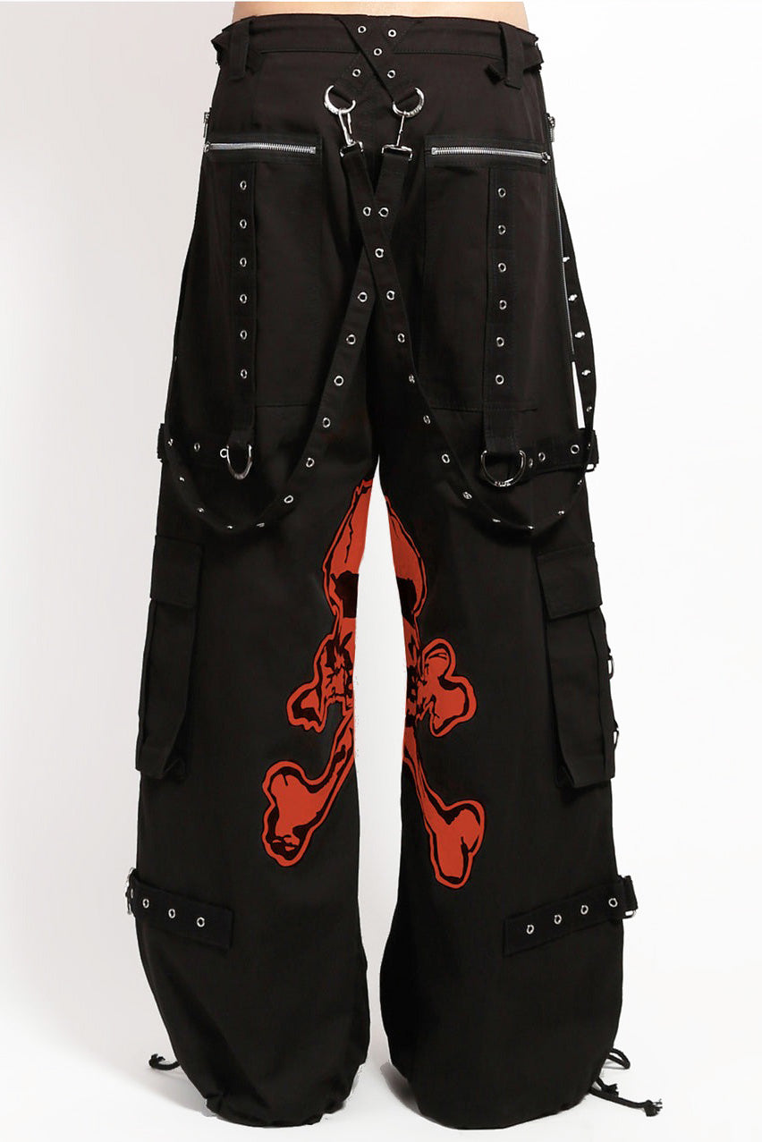 mens punk baggy black pants