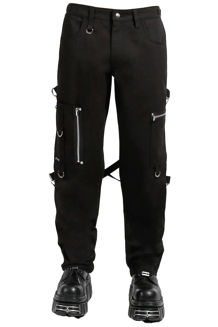 Tripp NYC Skate Punk Bondage Pants Black