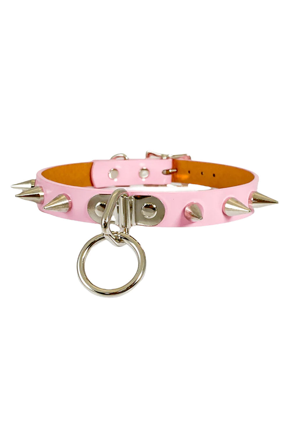 pastel pink choker