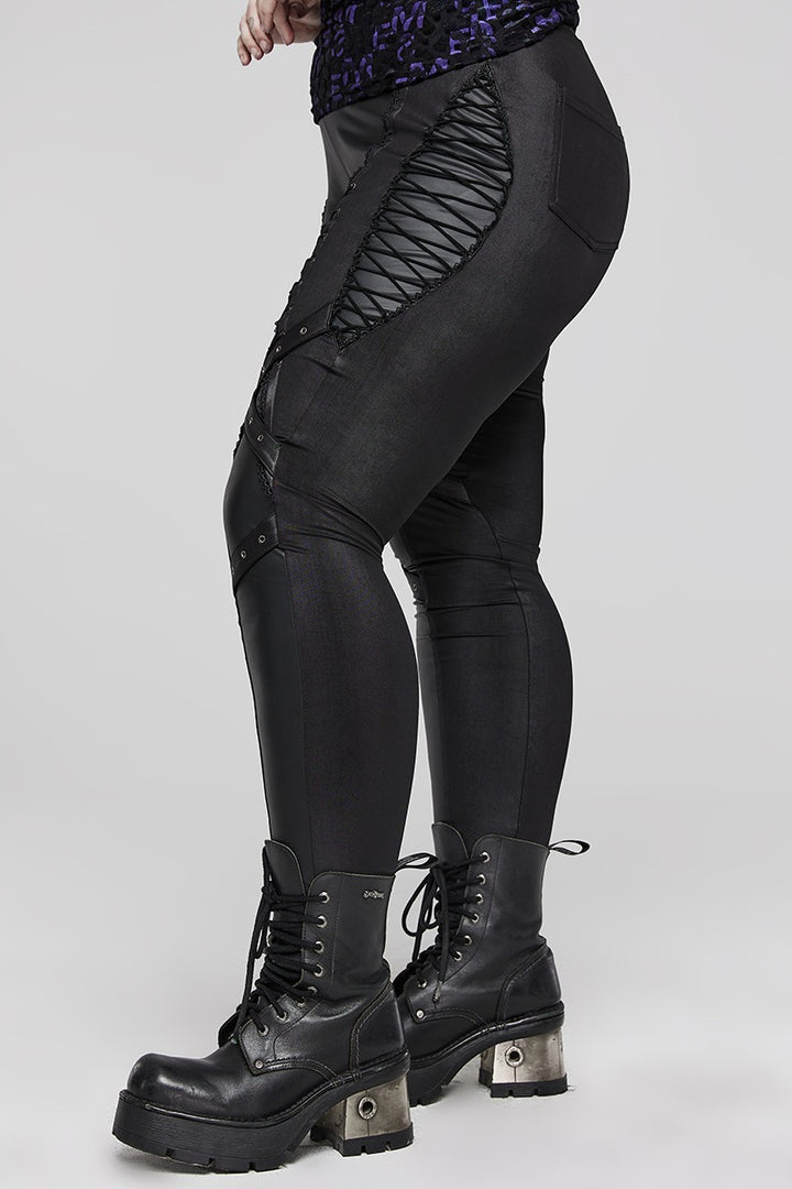 womens plus size emo leggings
