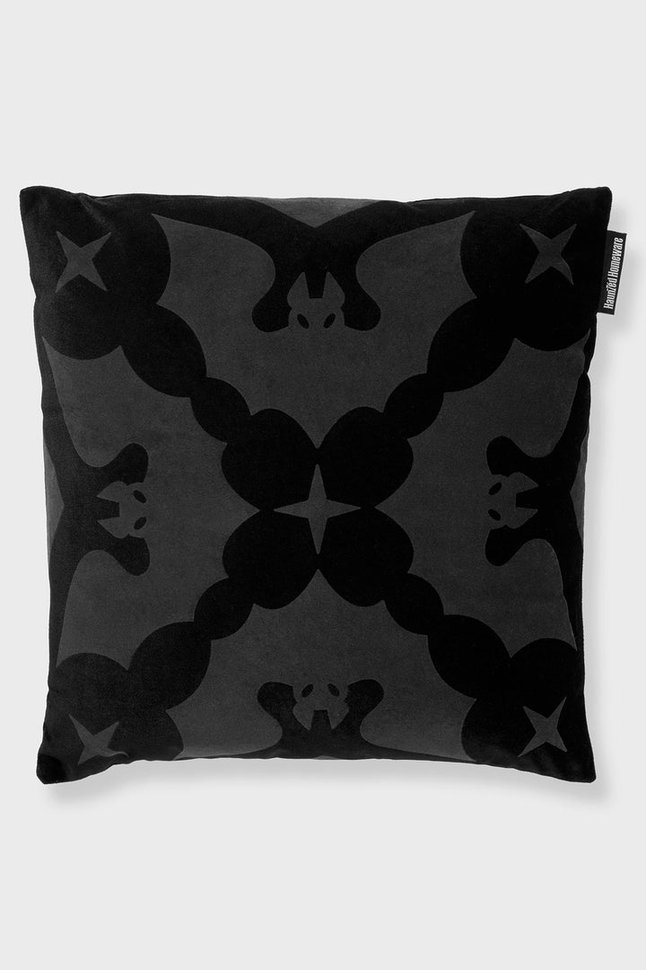 spooky bat cushion