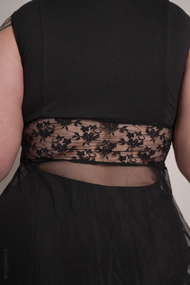 womens plus size lace duster top