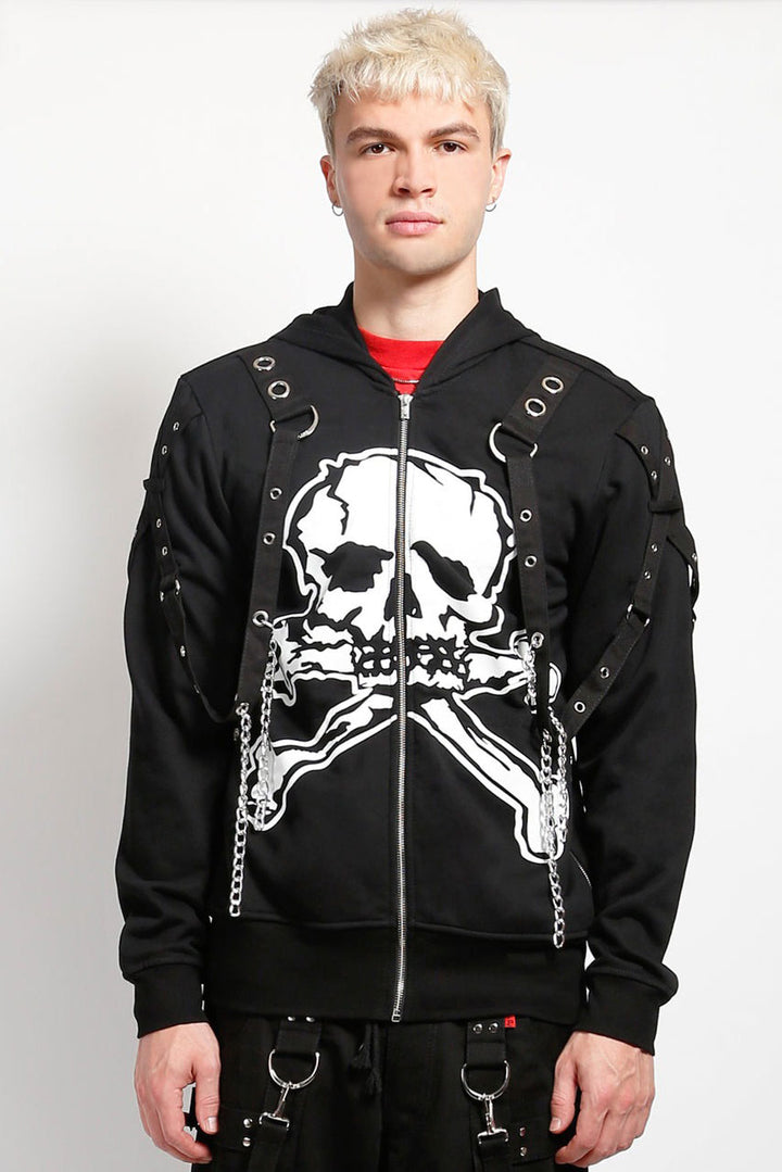 tripp nyc skull hoodie