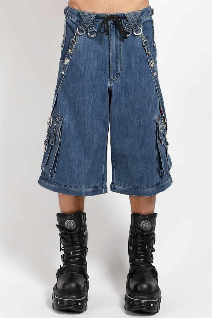 baggy punk mens shorts