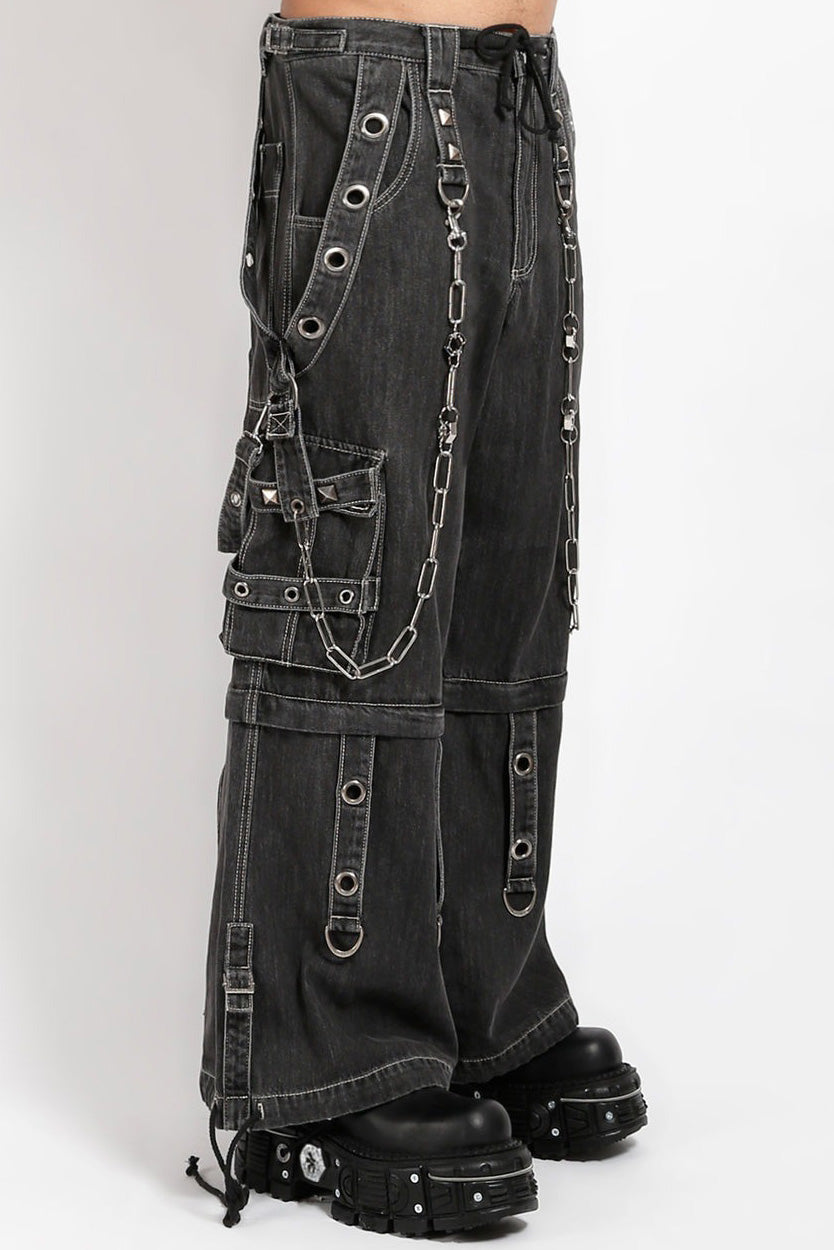 mens punk chain jeans plus size