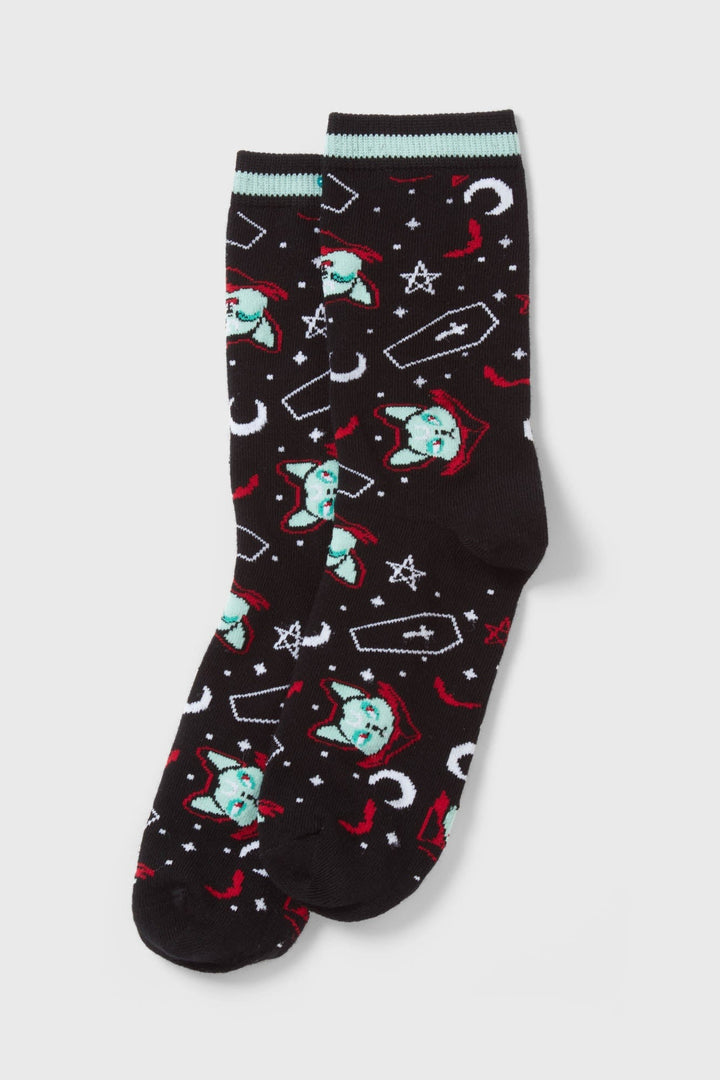 womens knitted halloween ankle socks