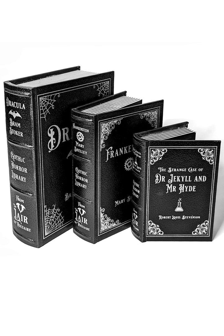 Treasure Tomes 3er-Pack – Gothic-Aufbewahrungsbücher