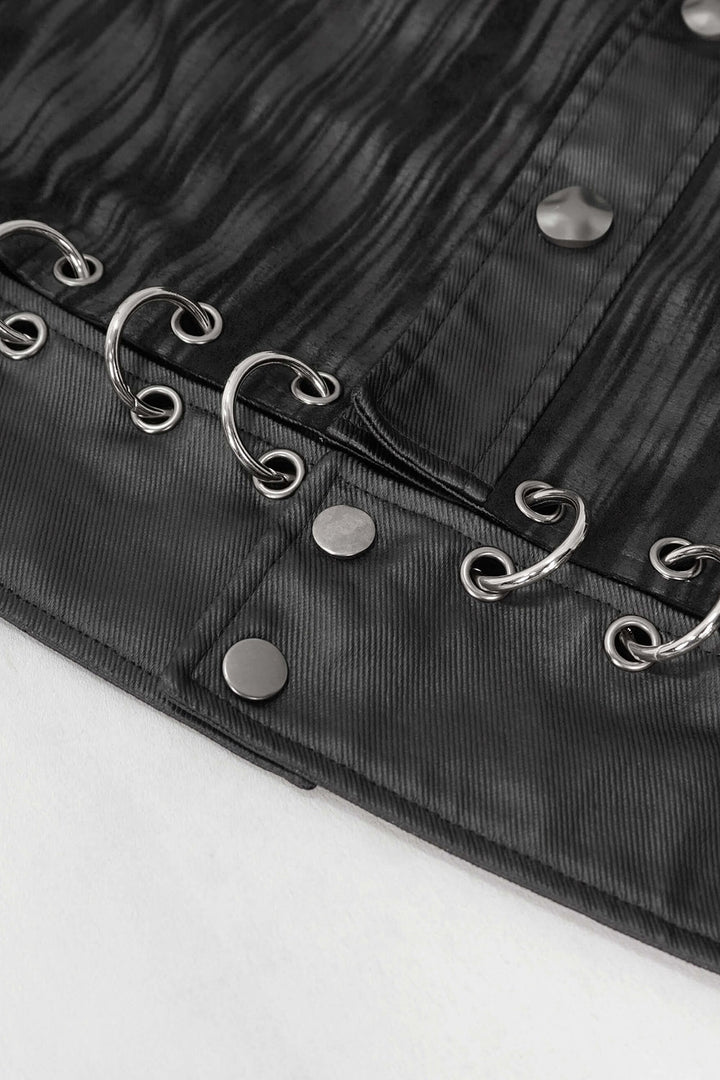 Pierced Leather Shacket