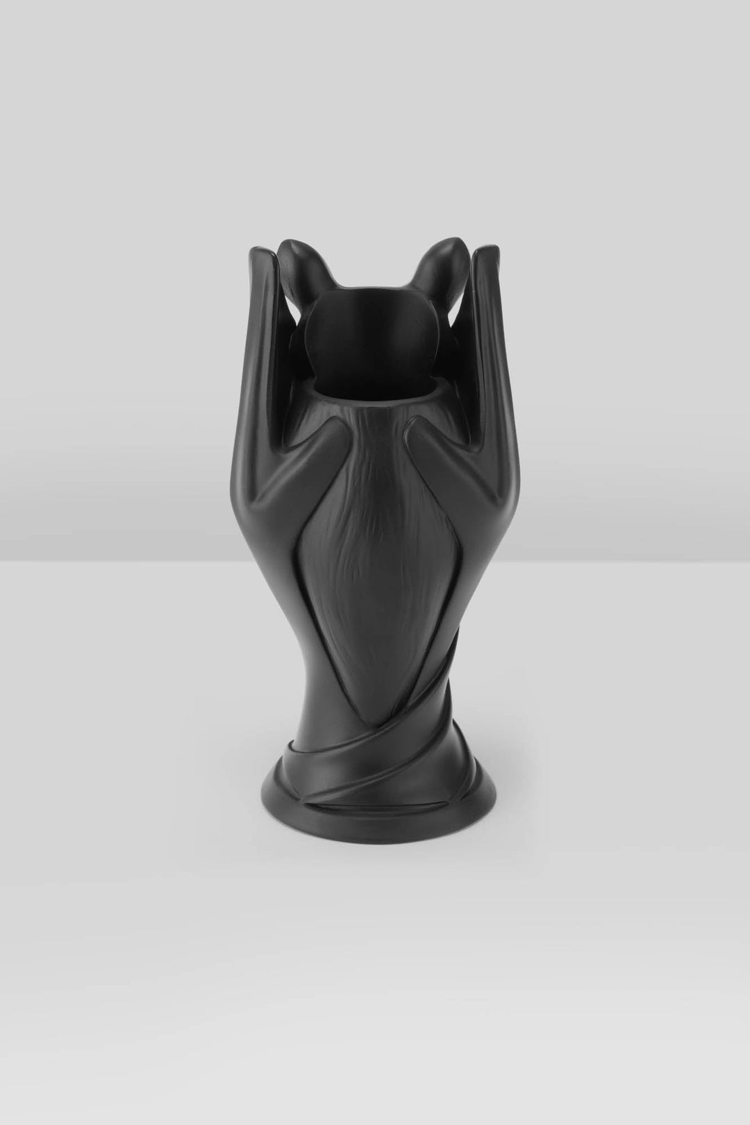 gothic bat vase for flower arrangement