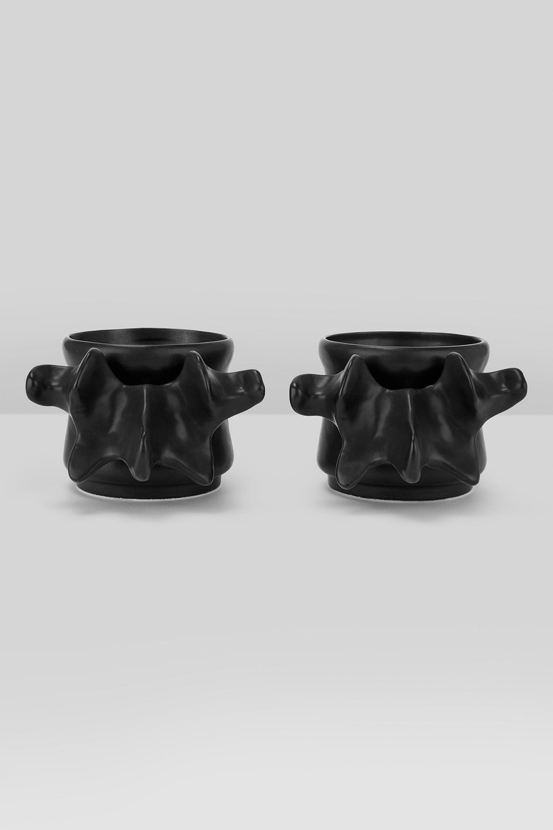 black horror human bone drinking cups