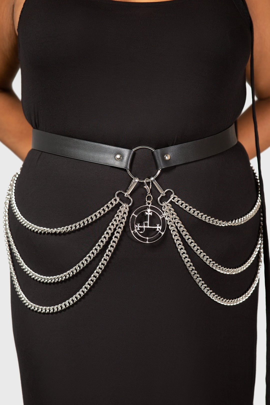 belt plus sized goth