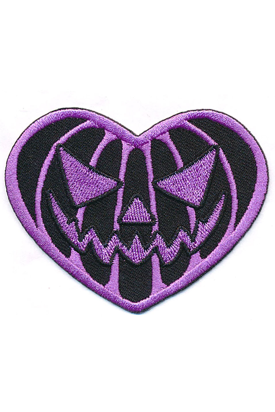 Pumpkin Heart Purple Patch