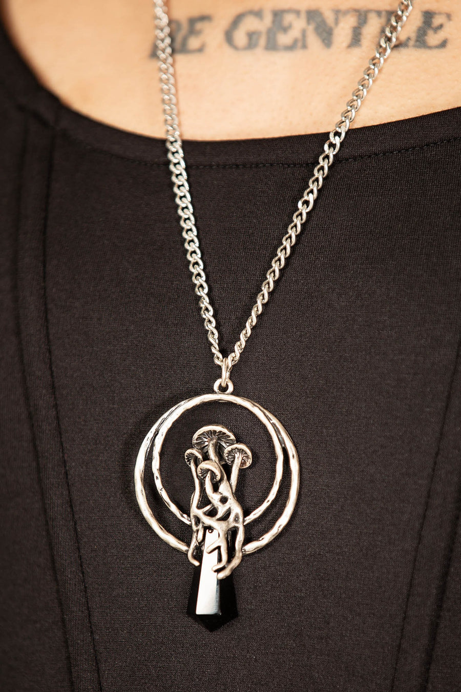 cottagecore crystal necklace