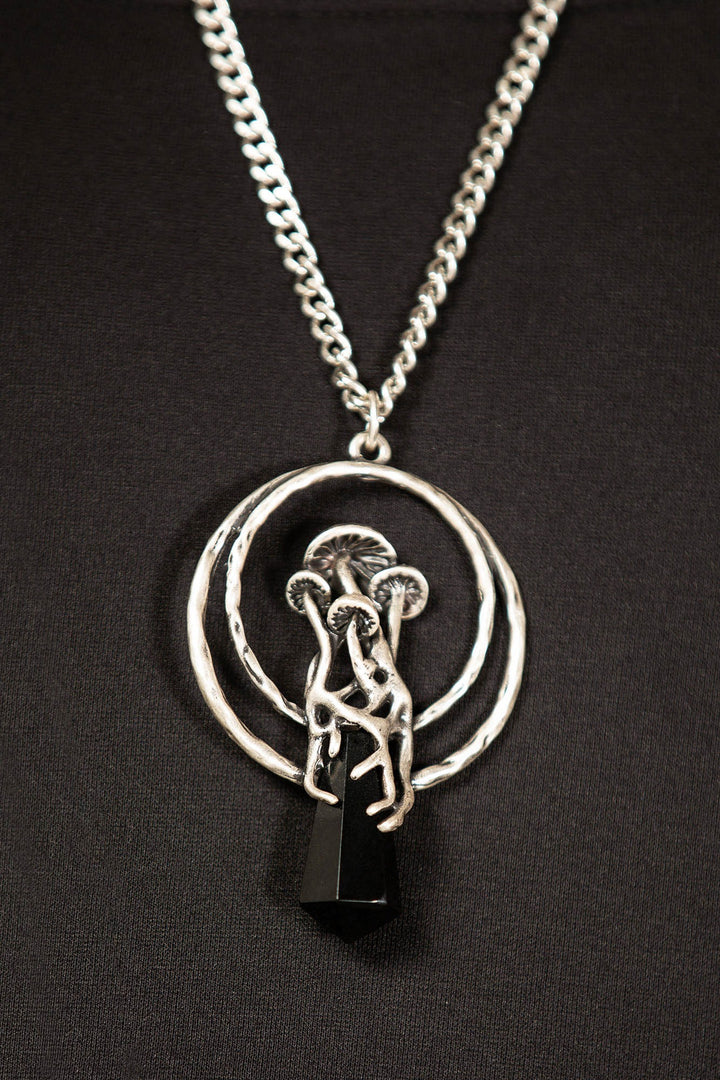 goth cottagecore necklace
