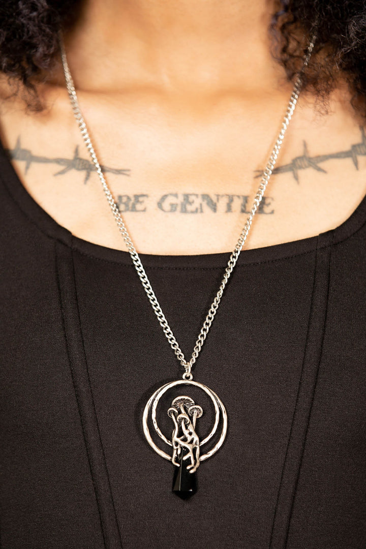 mushroom necklace