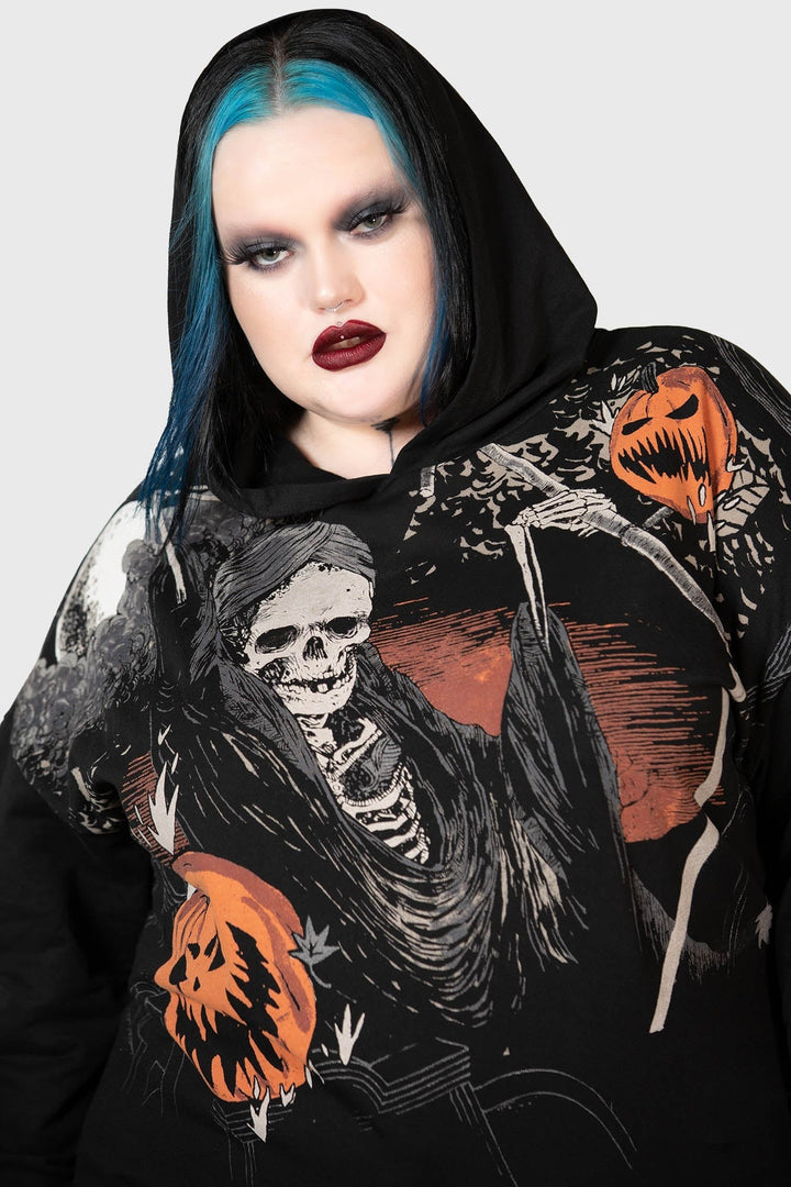 womens horror pullover hoodie