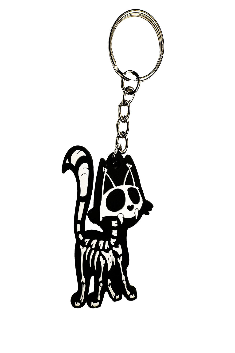 Skelekitty Keychain