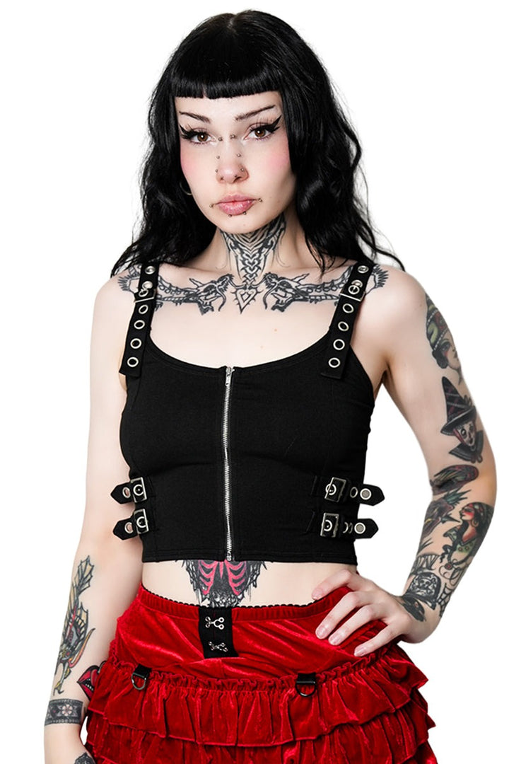 grunge goth tank top