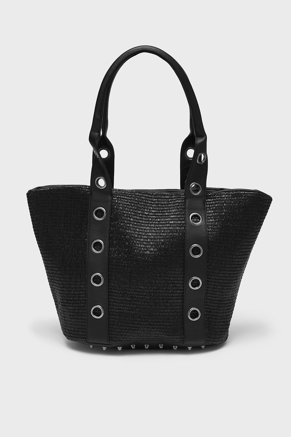 punk rattan bag for goths