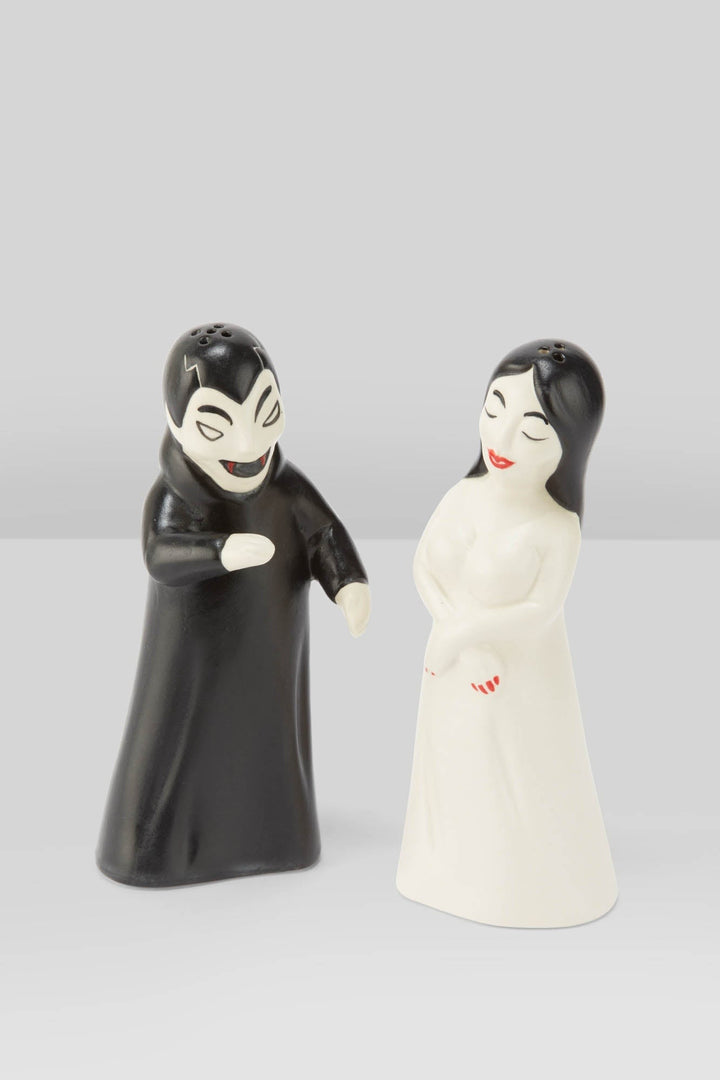 ceramic vampire alt and pepper shakers