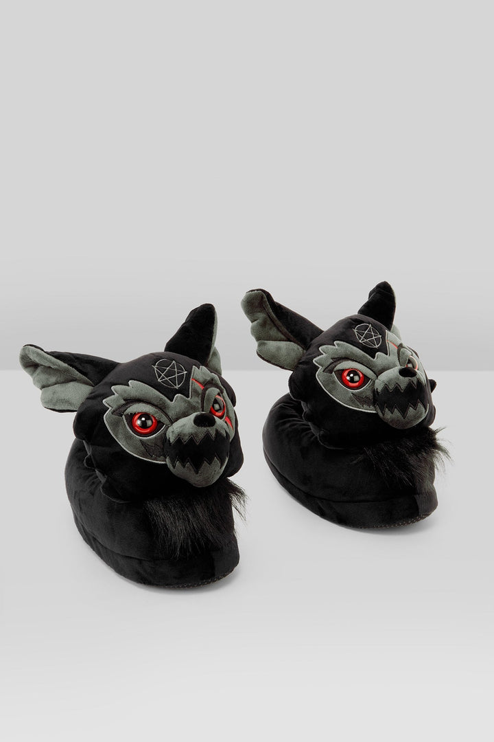 gothic werewolf slippers