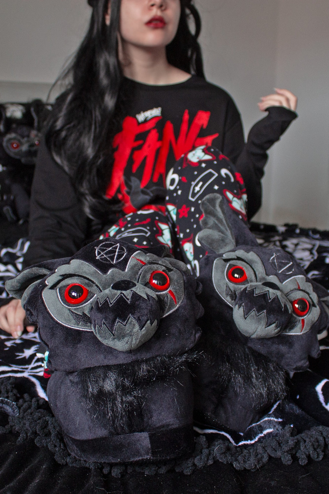 womens werewolf slippers