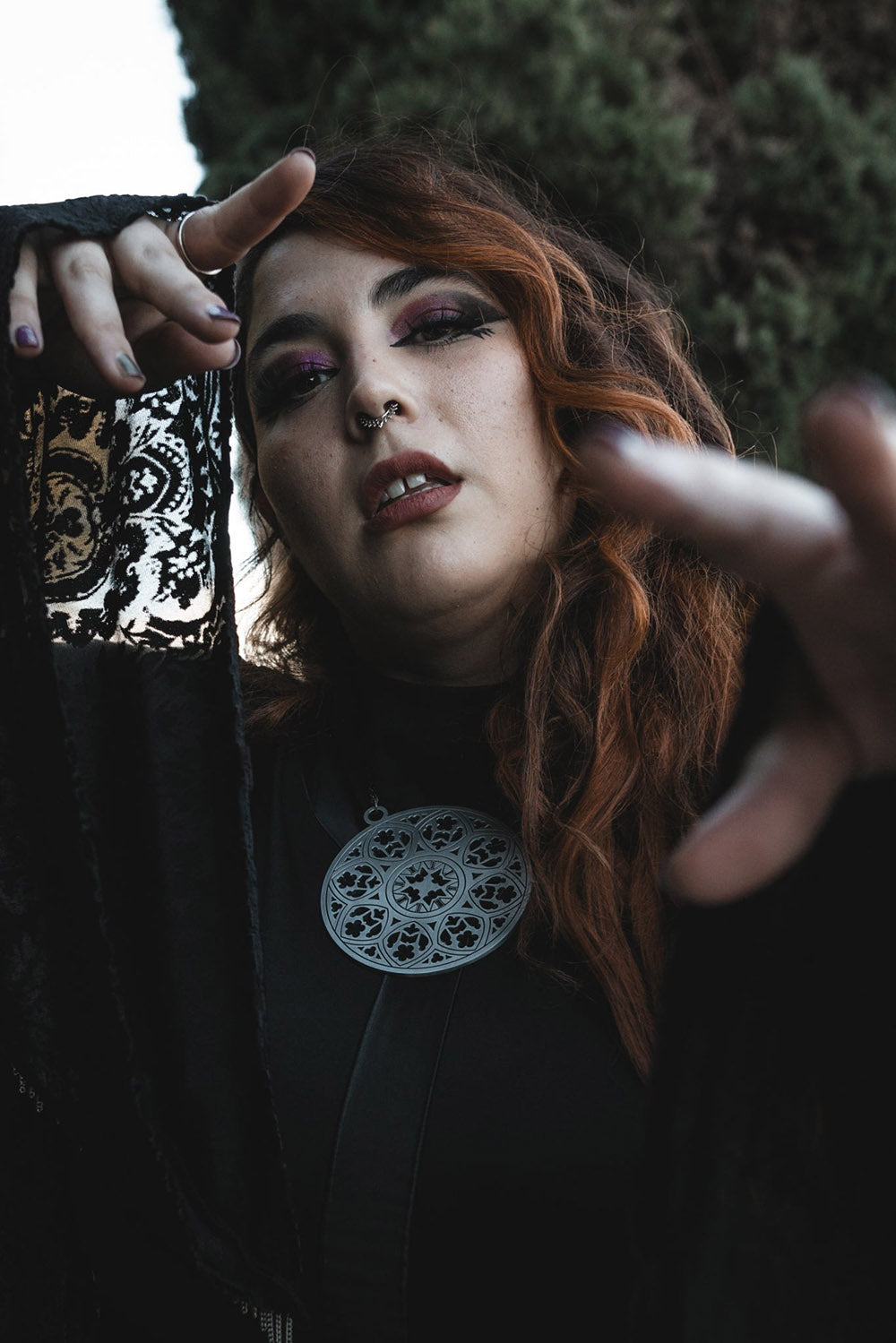 spooky necklace