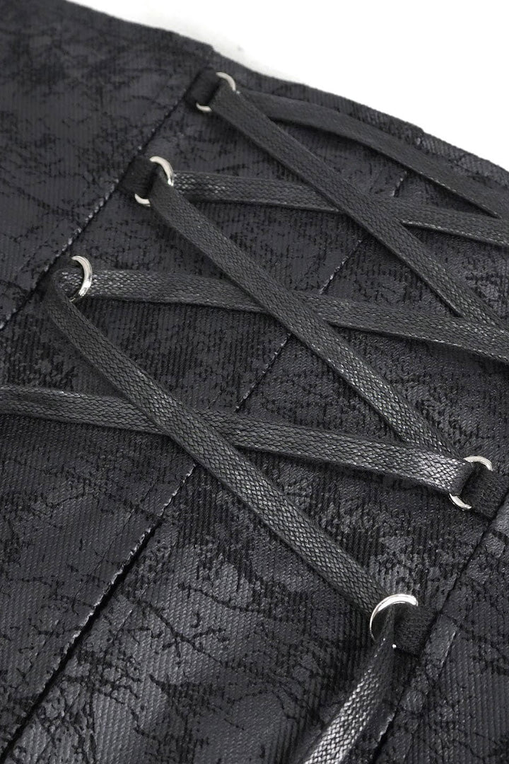 Apocalypta Underbust Corset - womens outerwear - VampireFreaks - Devil Fashion