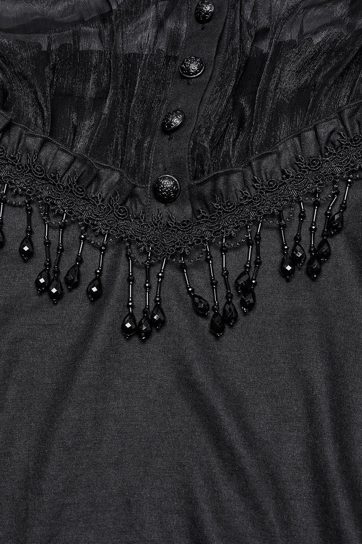 gothic steampunk blouse