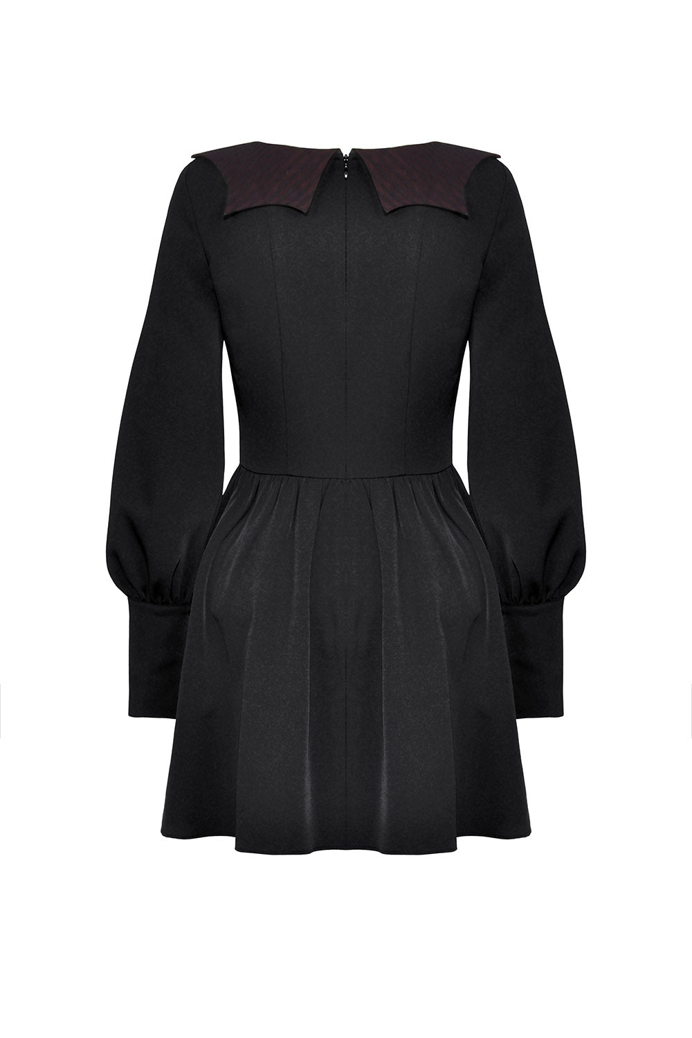 Babydoll Batwing Collar Mini Dress - dresses - VampireFreaks - Dark In Love