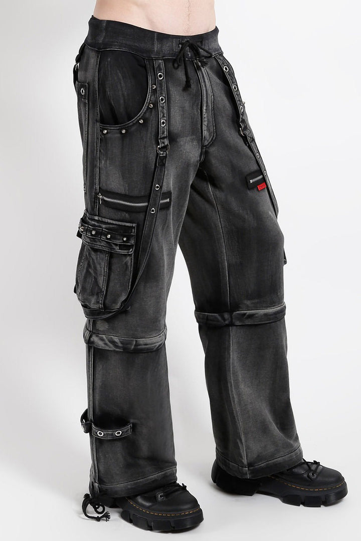 tripp NYC baggy eyelet stap cargo pants