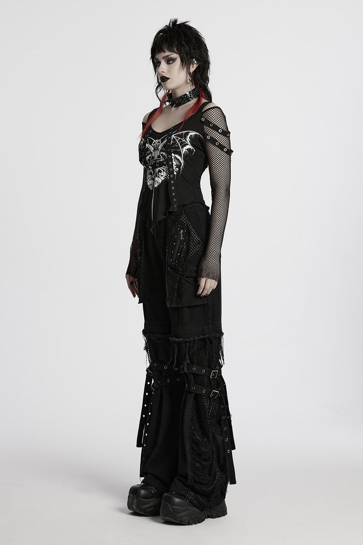 grunge goth black jeans