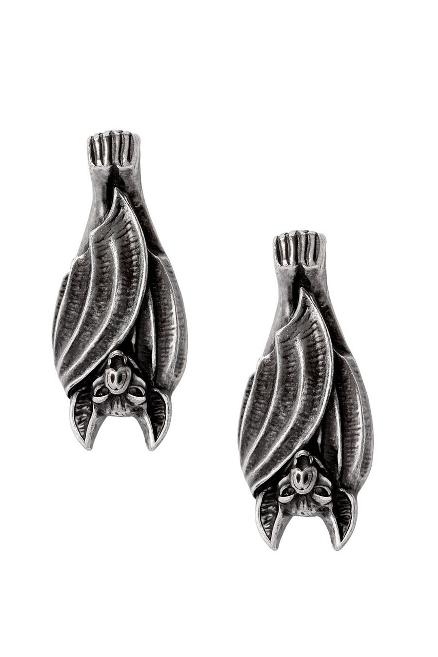 large statement bat earrings