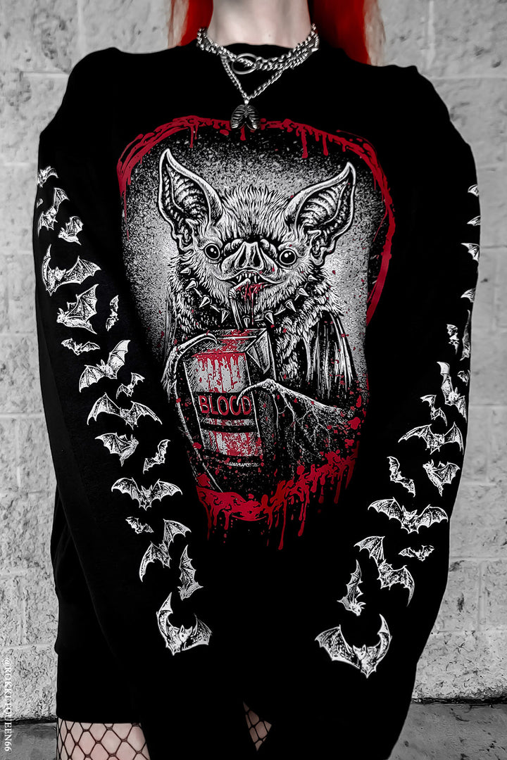 vampire bat sweatshirt