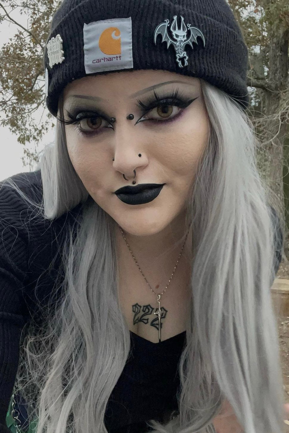 skeleton animal  bat enamel pin