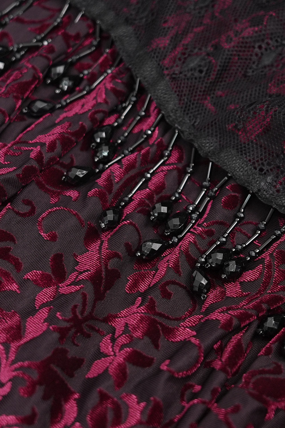 devil fashion beaded vampire goth skirt