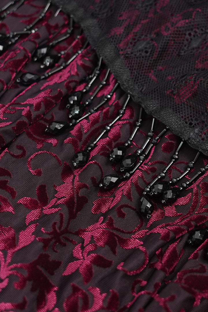 devil fashion beaded vampire goth skirt