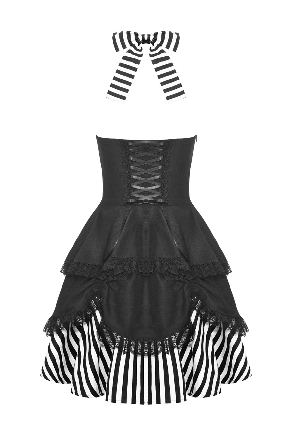 Beetlejuice Swing Mini Dress - dresses - VampireFreaks - Dark In Love