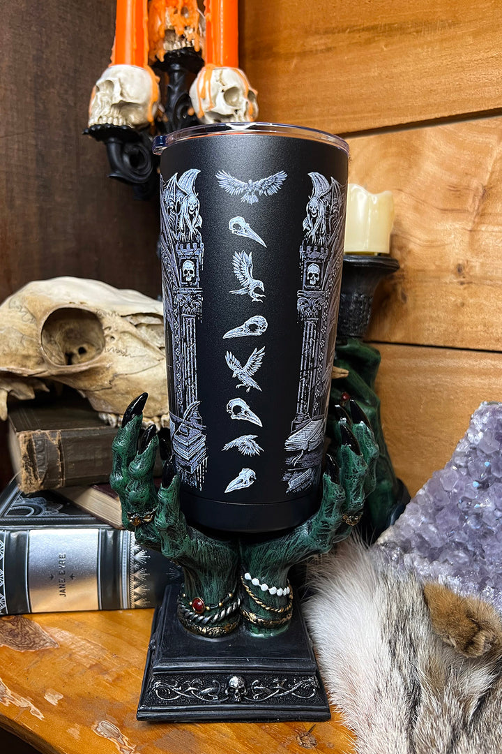 edgar allan poe travel mug