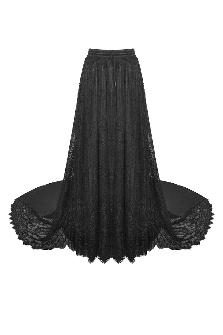 Black Bridal Bustle Skirt - skirts - VampireFreaks - Dark In Love