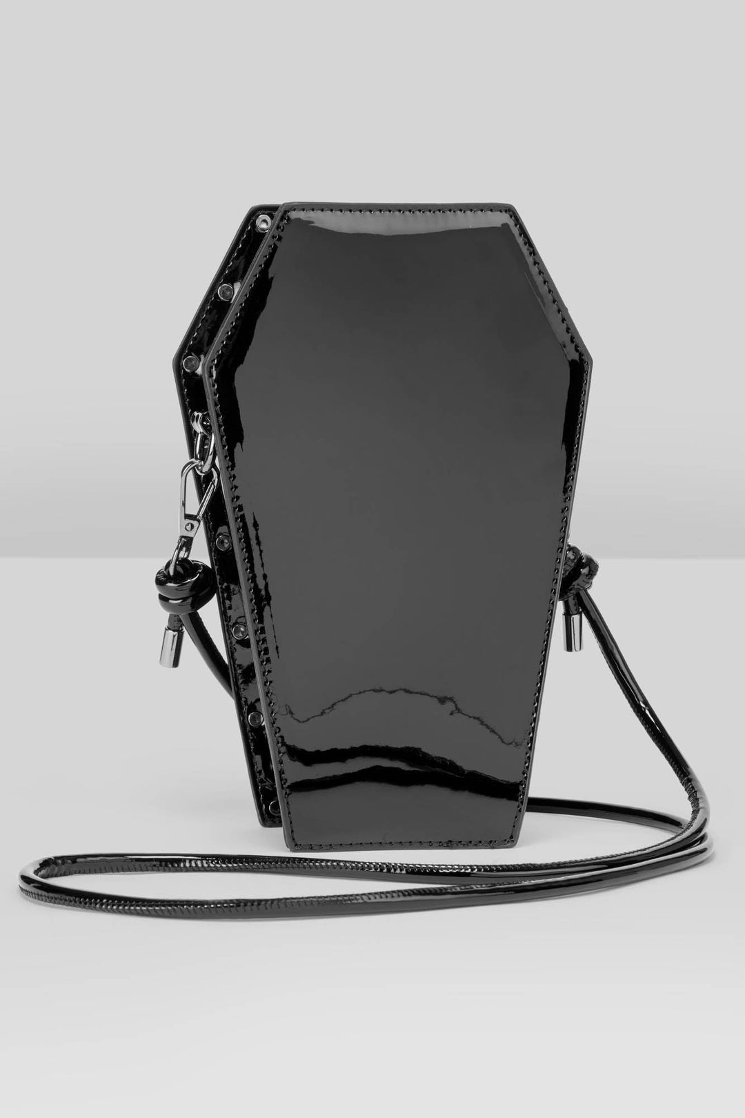 womens punk coffin shoulder bag purse