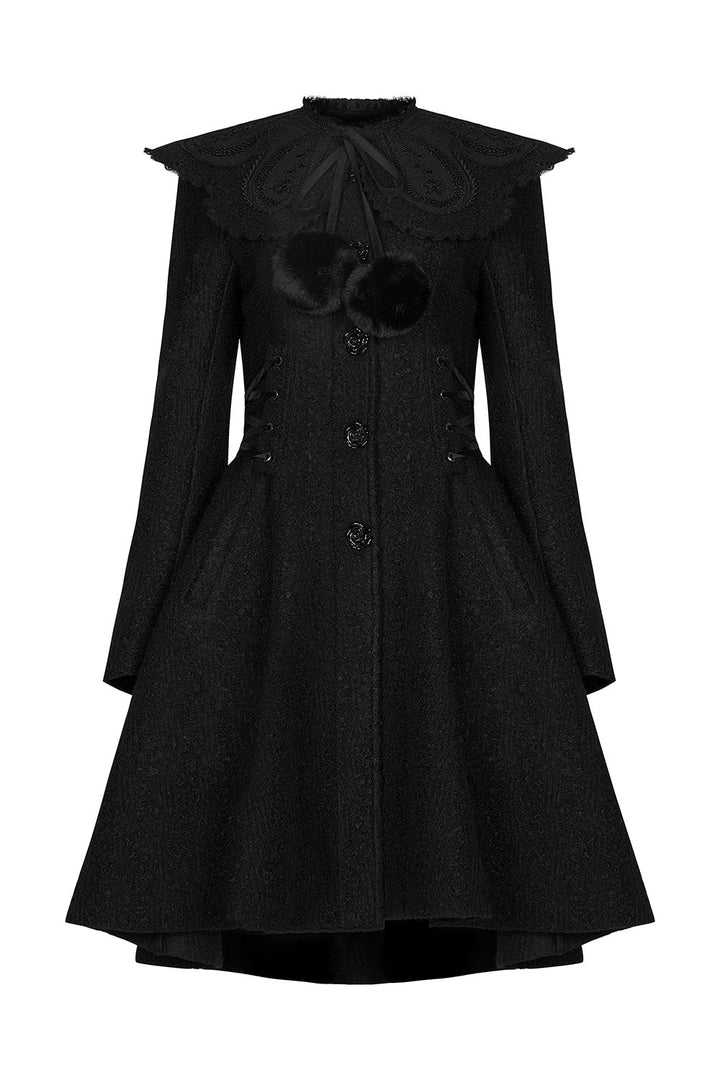 Black Sheep Vintage Goth Coat - womens outerwear - VampireFreaks - Punk Rave