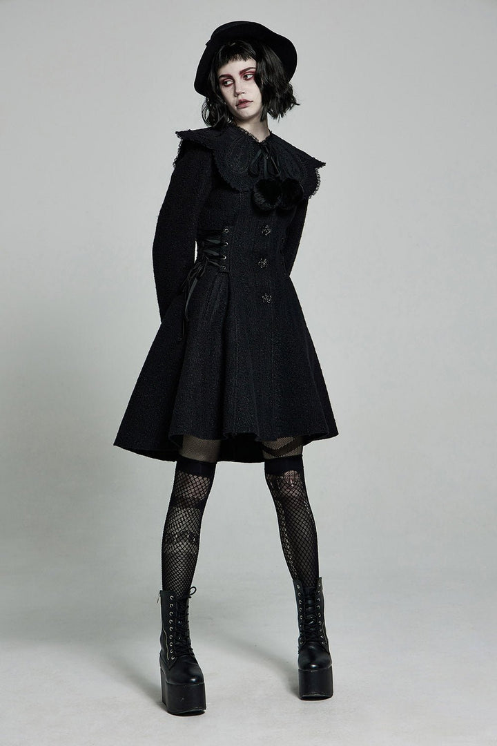 Black Sheep Vintage Goth Coat - womens outerwear - VampireFreaks - Punk Rave