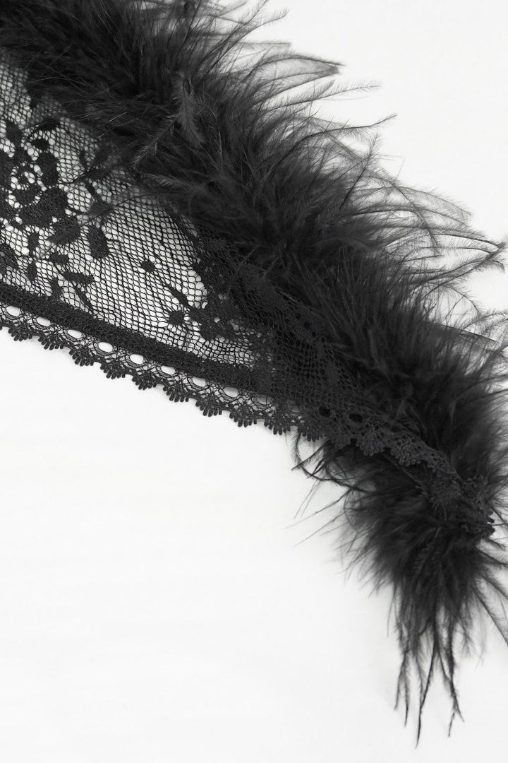 Black Vampress Lace Capelet - womens outerwear - VampireFreaks - Devil Fashion