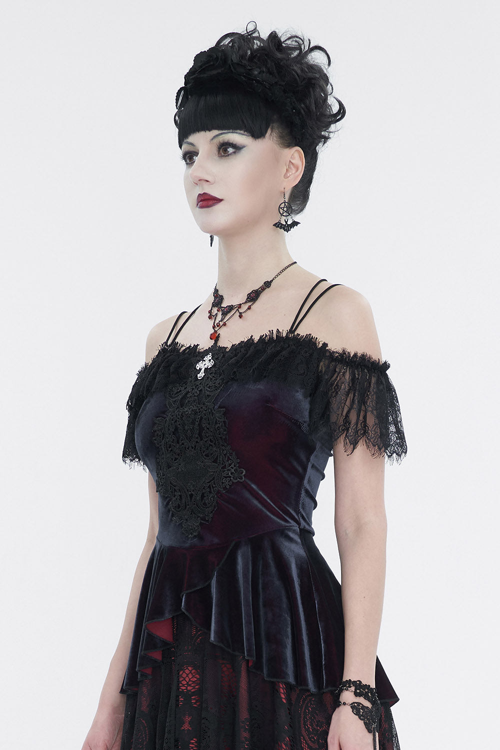 vampire goth top