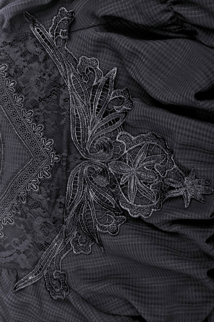 womens vintage gothic gown long sleeve