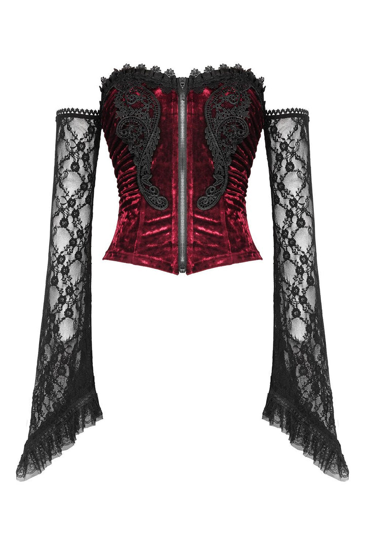 Blood Pact Corset Top - womens tops - VampireFreaks - Dark In Love