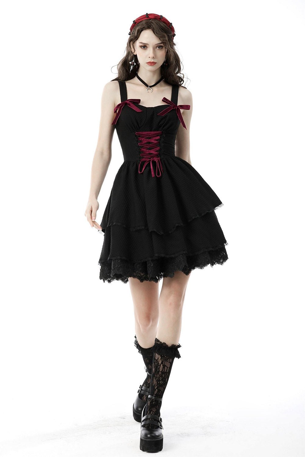 Blood Rose Layered Dress - dresses - VampireFreaks - Dark In Love